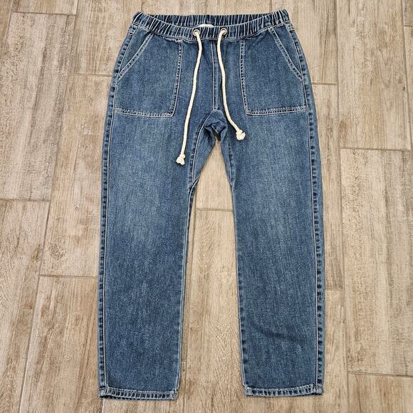 One Teaspoon Jeans womens Size L Shabbies Drawstring Boyfriend Jogger Relaxed - Picture 3 of 11